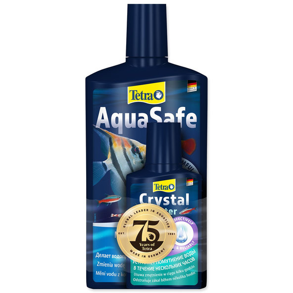 Tetra AquaSafe 500 ml + CrystalWater 100 ml zadarmo