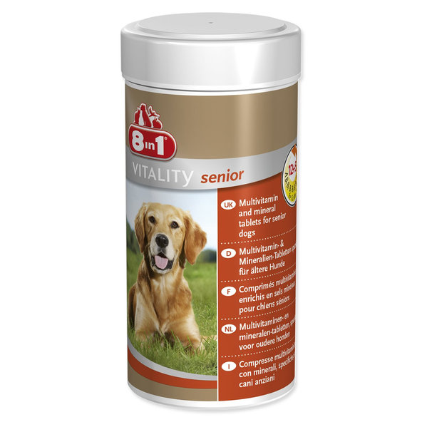 8in1 Vitality Senior multivitamín pre psov 70 tabliet