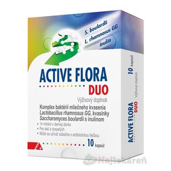 ACTIVE FLORA DUO Kombinácia živých mikroorganizmov s inulínom 10cps