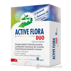 ACTIVE FLORA DUO kombinácia živých mikroorganizmov s inulínom 30cps