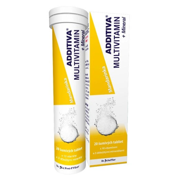 ADDITIVA MULTIVITAMÍN + Minerál Mandarínka 20ks