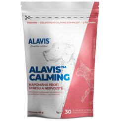 ALAVIS CALMING mäkké tablety na upokojenie pre psy a mačky 30 tabliet