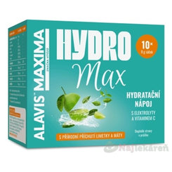 ALAVIS MAXIMA HydroMax prášok s príchuťou limetky a mäty vrecúška po 8g 10ks