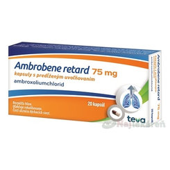 AMBROBENE RETARD na vykašliavanie 75mg/20cps