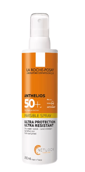 LA ROCHE-POSAY Anthelios Ultraľahký sprej SPF50+ na tvár a telo 200ml