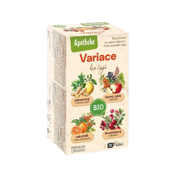 APOTHEKE BIO Variácia čajov 4v1 20 vrecúšok