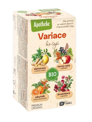 APOTHEKE BIO Variácia čajov 4v1 20 vrecúšok