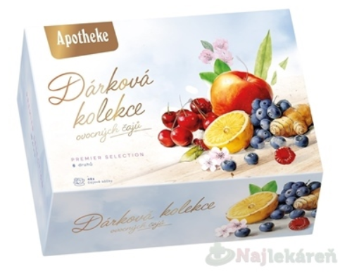 APOTHEKE Darčeková kolekcia prémiové ovocné čaje v nálevových vreckách 48ks kúpite na Najlekaren.eu