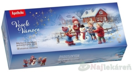 APOTHEKE KOLEKCIA Veselé Vianoce prémiové ovocné a bylinné čaje v nálevových vreckách 90ks kúpite na Najlekaren.eu
