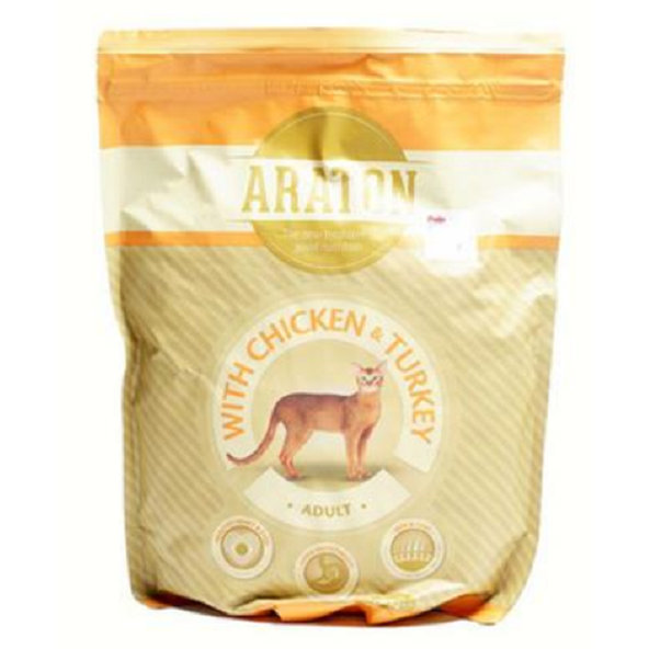 ARATON cat adult active chicken & turkey granule pre mačky 1,5kg