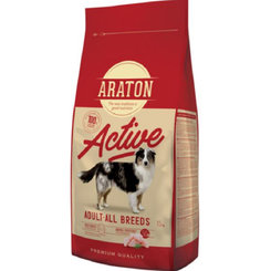 ARATON dog adult active all breed poultry kuracie granule pre dospelé psy 15+1kg