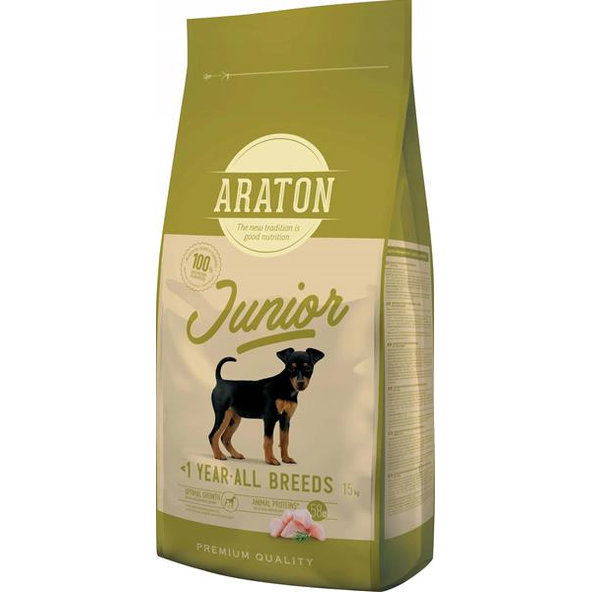 ARATON dog junior all breed poultry granule pre psy 15+1 kg