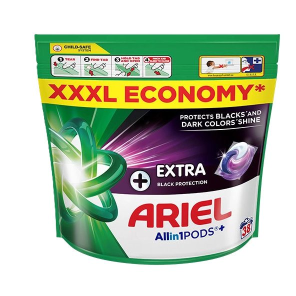 ARIEL Allin1 PODS kapsule na pranie BLACK 38 ks