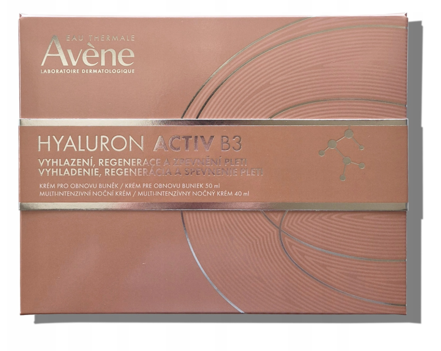 AVENE Hyaluron Activ B3 denný krém 50ml + multiintenzívny nočný krém 40ml