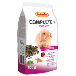 AVICENTRA COMPLETE+ králik junior krmivo pre mladé králiky 700g