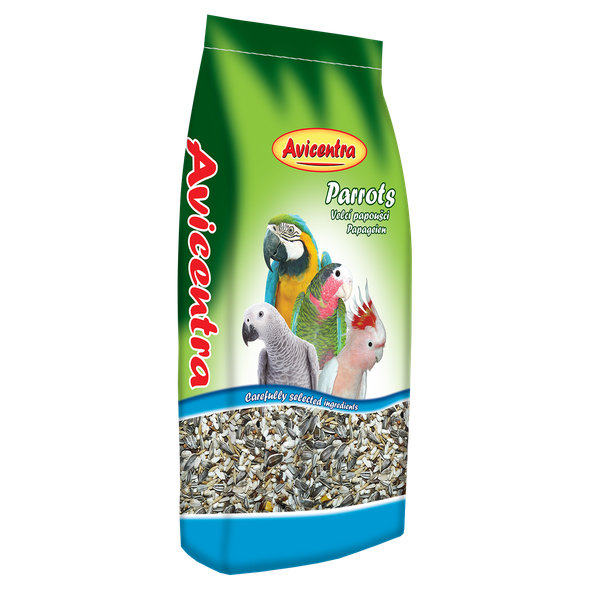 AVICENTRA Deluxe krmivo pre veľké papagáje 15kg