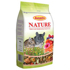AVICENTRA NATURE krmivo pre činčily a osmáky degu 850g