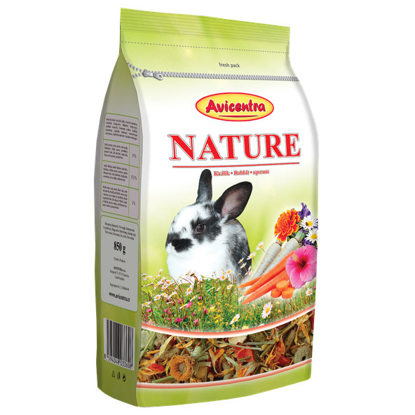 AVICENTRA NATURE krmivo pre králiky 850g