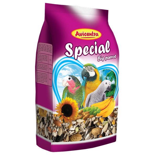 AVICENTRA Special krmivo pre veľké papagáje 1kg