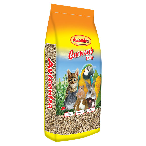 AVICENTRA kukuričná podstielka hrubá 20L