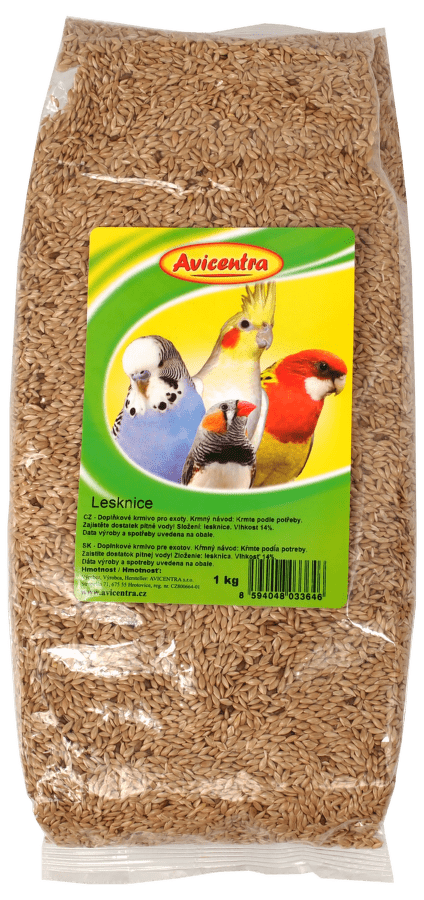 AVICENTRA lesknica kanárska pre exotické vtáctvo 1 kg