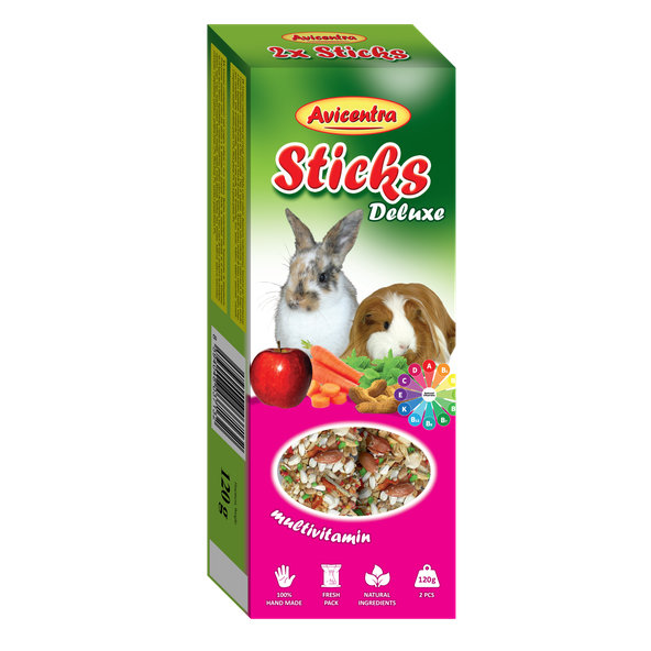 AVICENTRA tyčinky pre králiky a morčatá - med a vitamíny 2ks