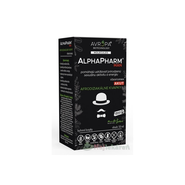 AVROPA AlphaPharm bylinné kvapky 50ml