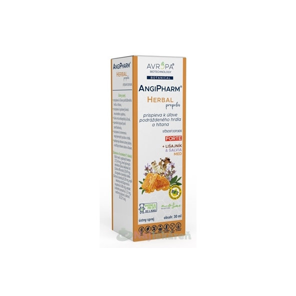 AVROPA AngiPharm Herbal Propolis ústny sprej 30ml