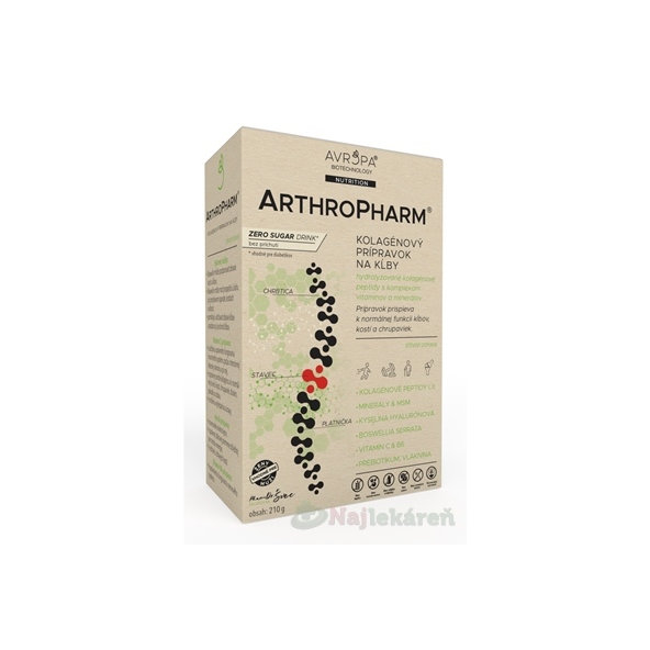 AVROPA ArthroPharm prášok, bez príchute 210g