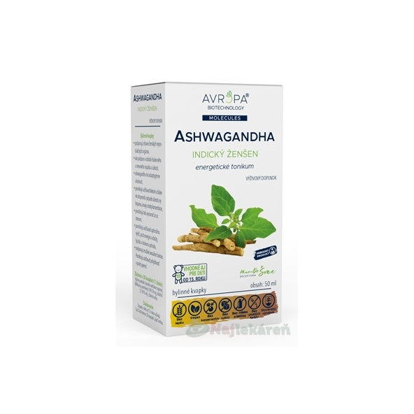 AVROPA Ashwagandha bylinné kvapky 50ml