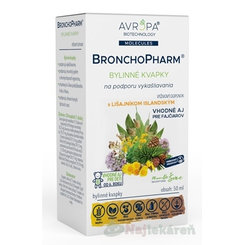 AVROPA BronchoPharm bylinné kvapky na podporu vykašliavania 50ml