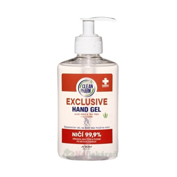 AVROPA CleanPharm Hand Gel Exclusive dezinfekčný gél na ruky 250ml