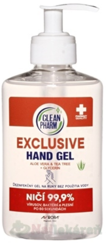 AVROPA CleanPharm Hand Gel Exclusive dezinfekčný gél na ruky 250ml