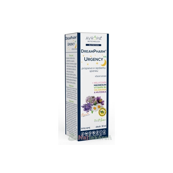 AVROPA DreamPharm Urgency HA ústny sprej 30ml