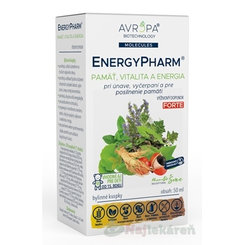 AVROPA EnergyPharm bylinné kvapky na pamäť, vitalitu a energiu 50ml