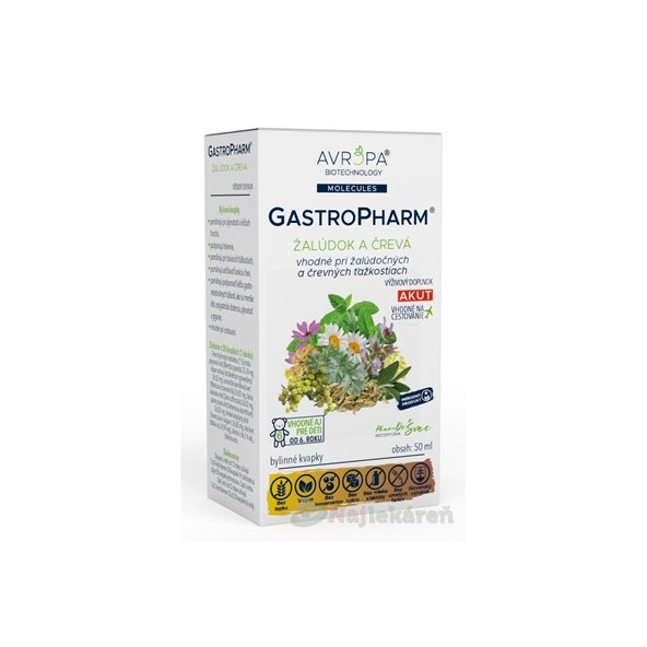 AVROPA GastroPharm bylinné kvapky 50ml