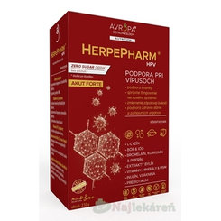 AVROPA HerpePharm HPV prášok, bez príchute na podporu proti vírusom 210g