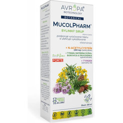 AVROPA MucolPharm bylinný sirup na dýchacie cesty 200ml