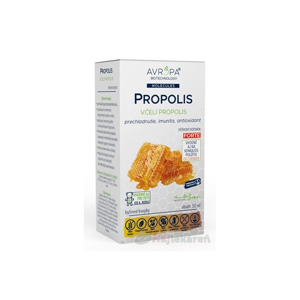 AVROPA PROPOLIS bylinné kvapky 50ml