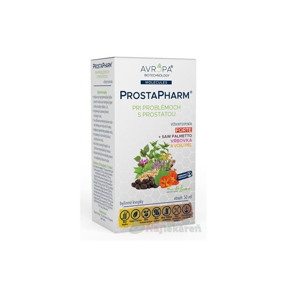 AVROPA ProstaPharm bylinné kvapky na prostatu 50ml