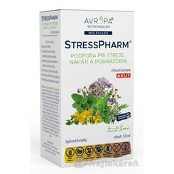 AVROPA StressPharm bylinné kvapky na podporu pri strese a napätí 50ml