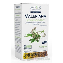 AVROPA VALERIÁNA, Kozlík bylinné kvapky na upokojenie 50ml