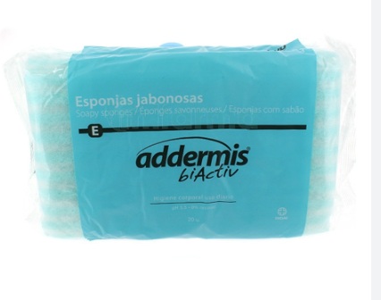 Addermis biactiv E mydlová špongia 20 ks