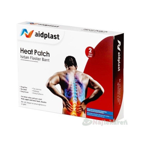 Aidplast Hrejivá náplasť 9,5x13cm 2ks