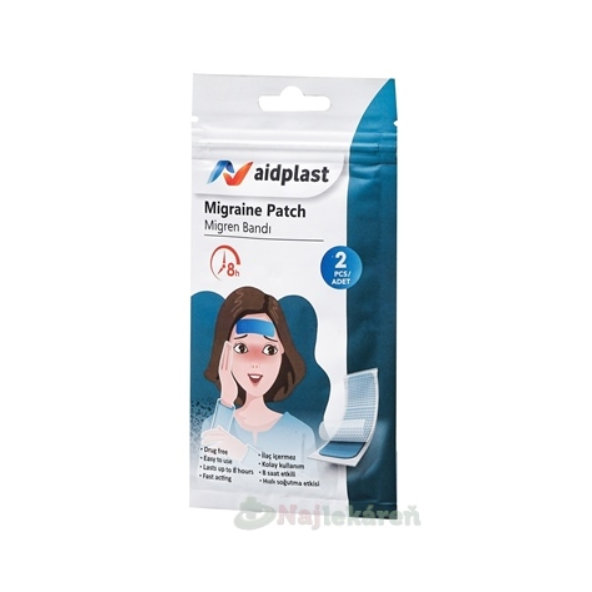 Aidplast Náplasť na migrény 2ks