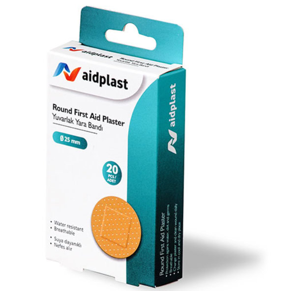 Aidplast Okrúhla náplasť 20ks