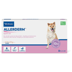 Allerderm spot-on ochranný roztok pre stredných psov a veľké mačky nad 10kg, 6x4ml
