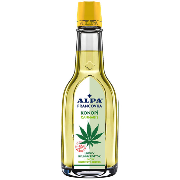 Alpa Francovka Konope Cannabis liehový bylinný roztok 160 ml