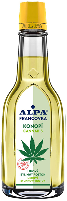 Alpa Francovka Konope Cannabis liehový bylinný roztok 160 ml