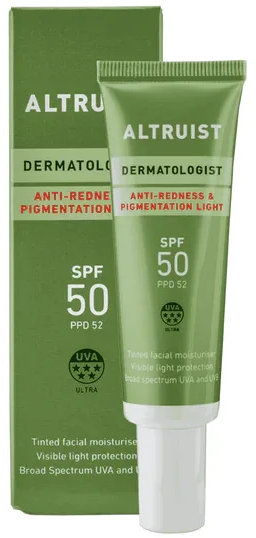 Altruist Začervenanie a pigmentácie Light SPF 50 30 ml